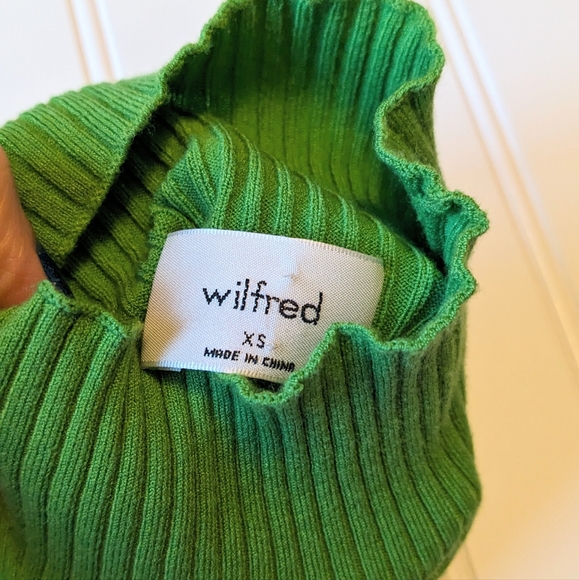 Wilfred Trilogy Turtleneck | Ribbed Turtleneck - Picture 5 of 11